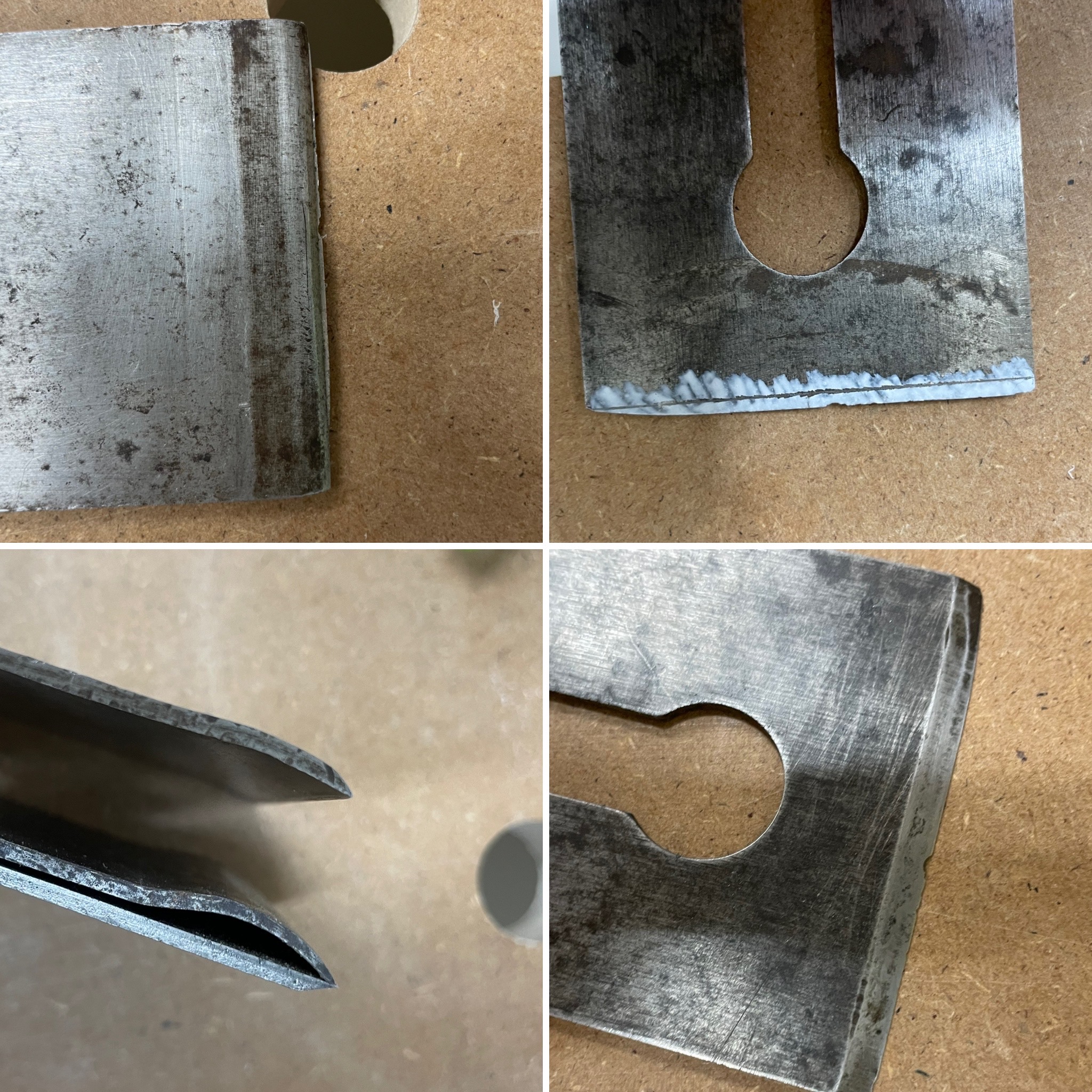 Spanbrecher und Eisen